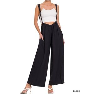 Elegant Black Wide-Leg Jumpsuit
